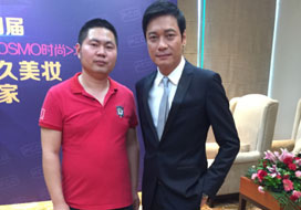 广州星欧娱乐与明星合影
